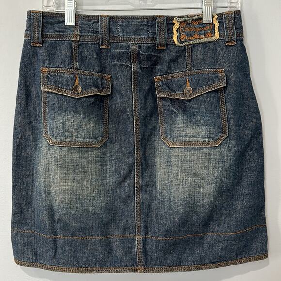 Life is Good Denim Skirt 8 - Picture 2 of 6